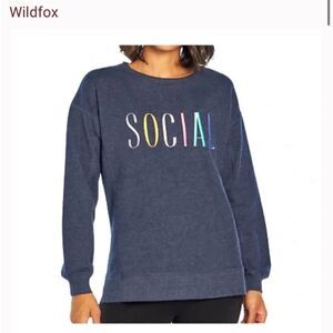 Wild fox statement sweatshirt. XS. NWT super Soft